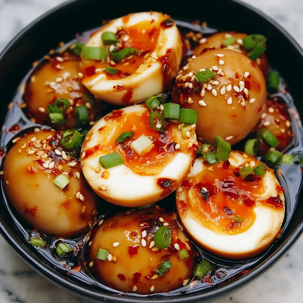 Marinated Korean Mayak Eggs Recipe - Recipe Image