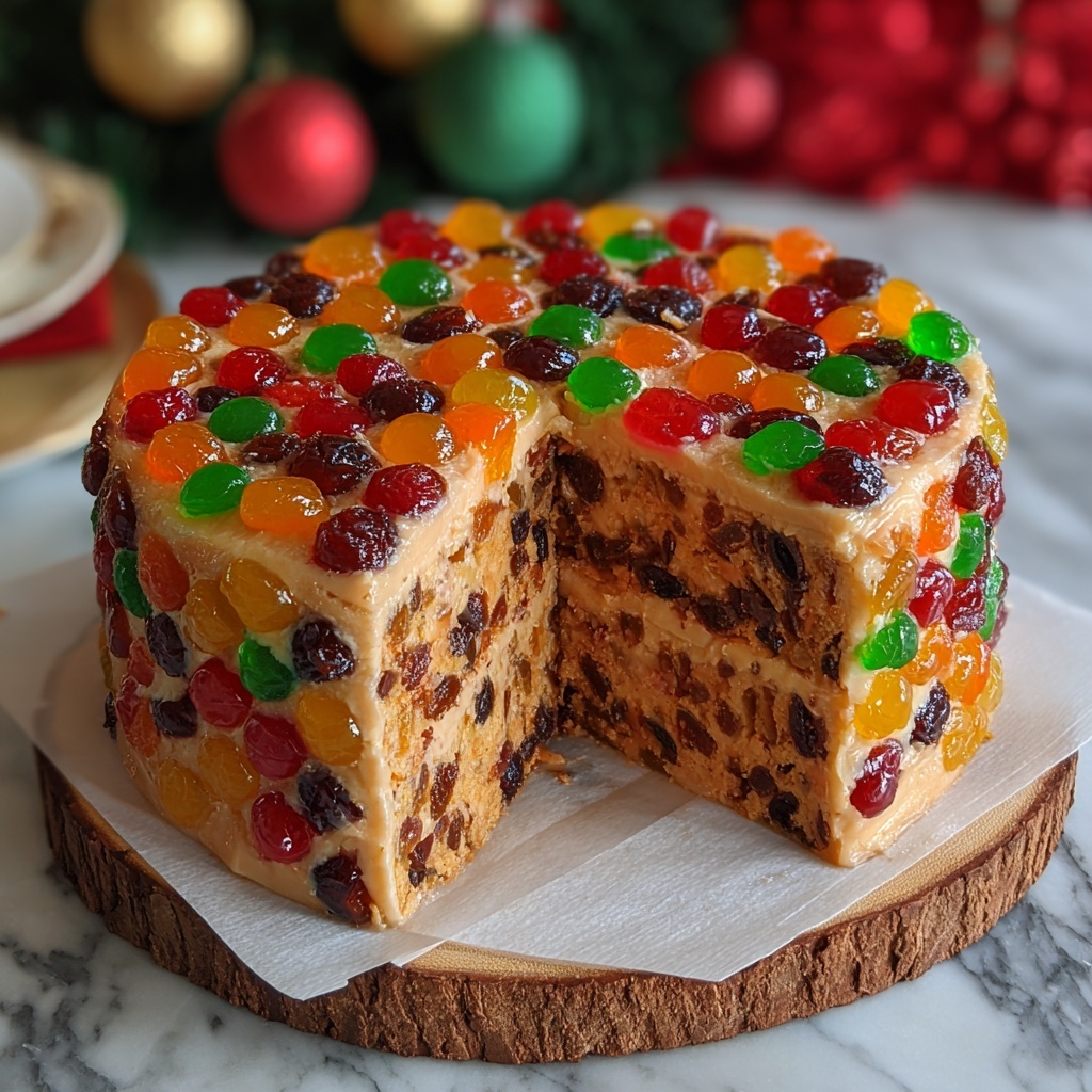 Christmas Fruit Cake: A Festive Classic Recipe - Recipe Image