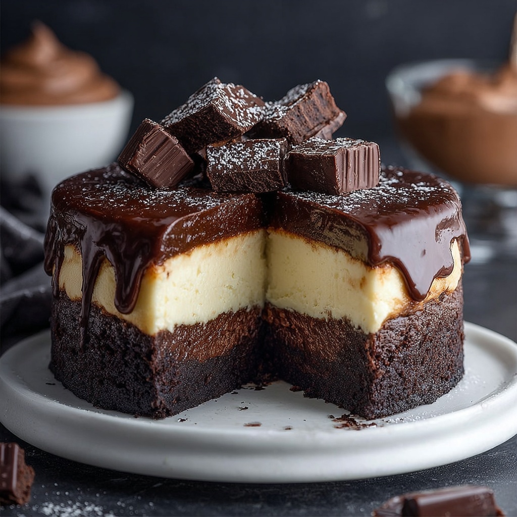 Brownie Cheesecake: The Ultimate Decadent Dessert Recipe - Recipe Image