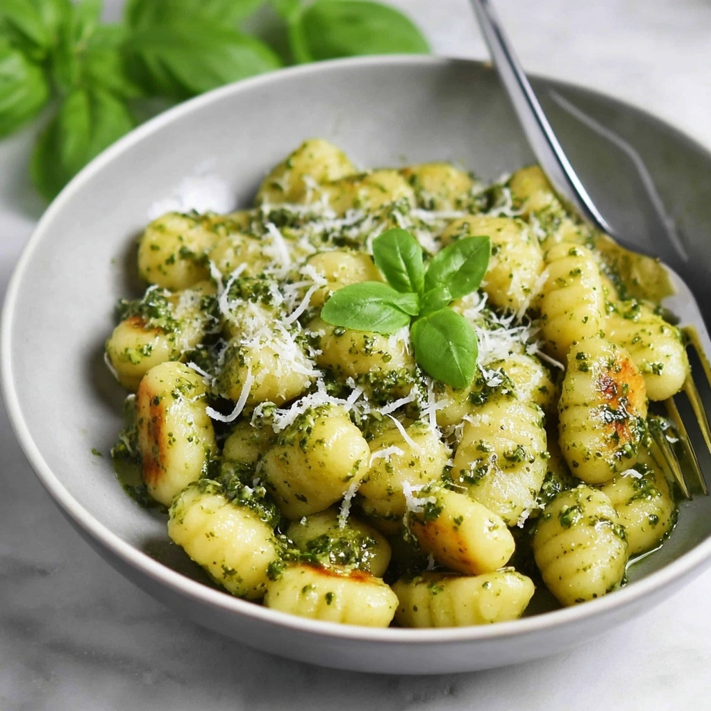Pesto Gnocchi Recipe - Recipe Image