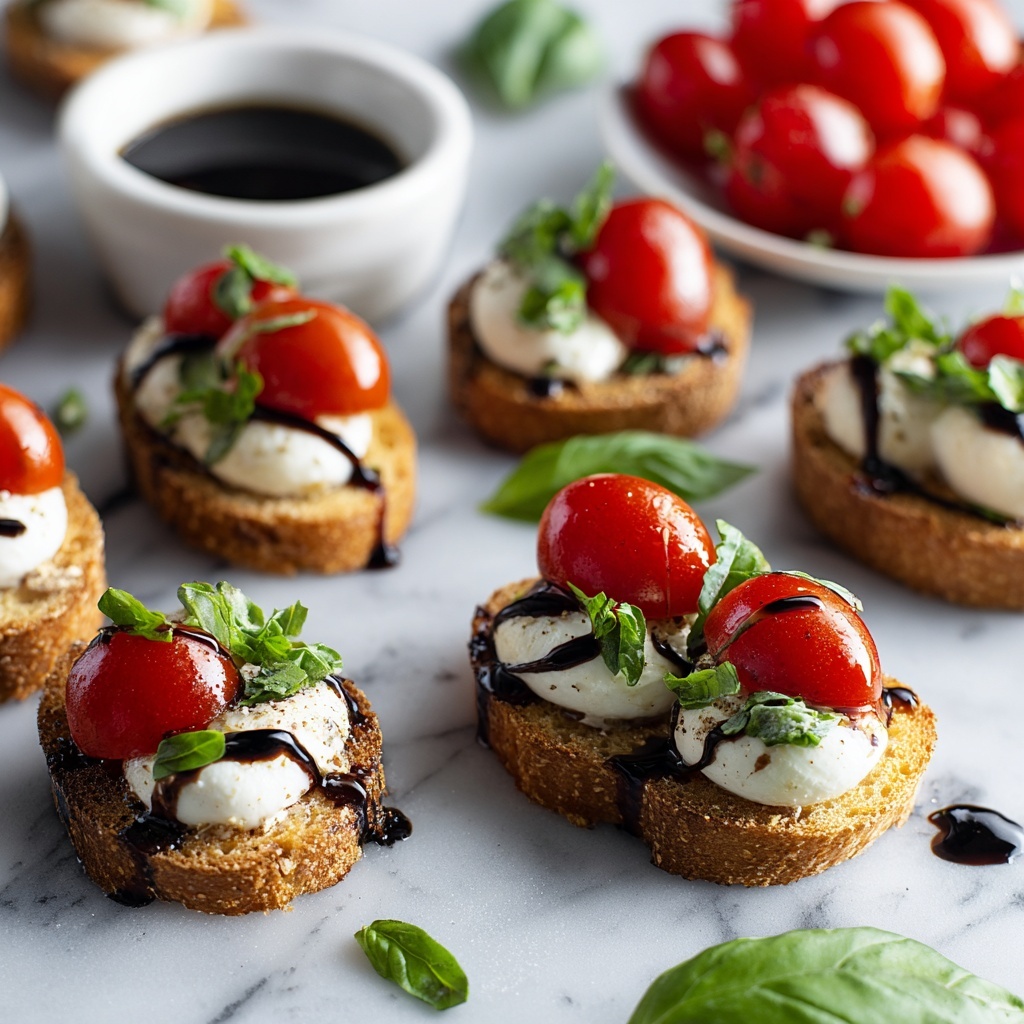 Caprese Salad Bites with Balsamic Reduction Recipe - Recipe Image