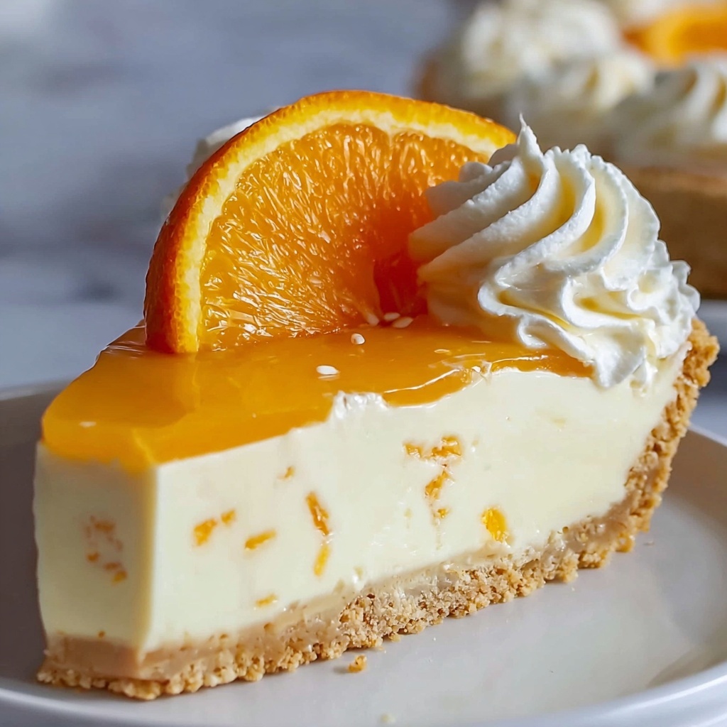 Orange Creamsicle Pie Recipe - Recipe Image