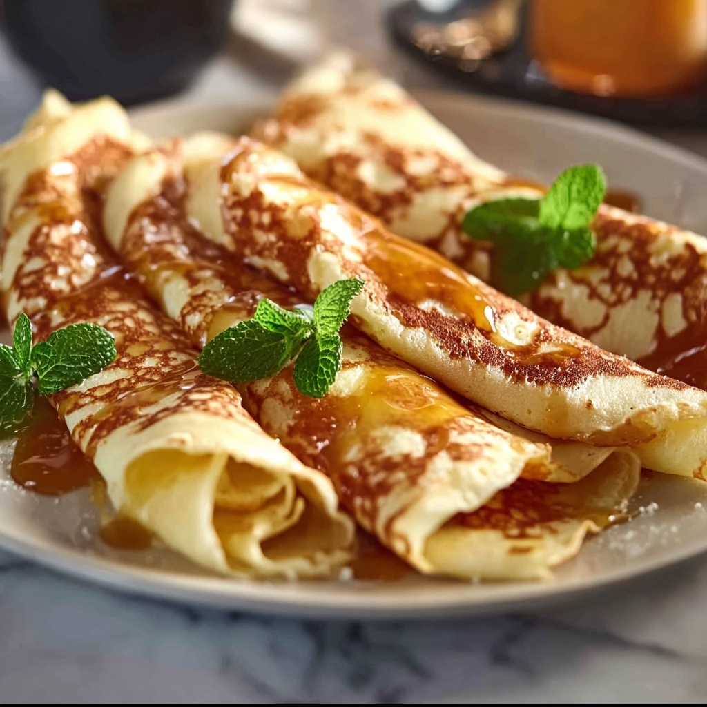 Easy Homemade Crepes Recipe - Recipe Image