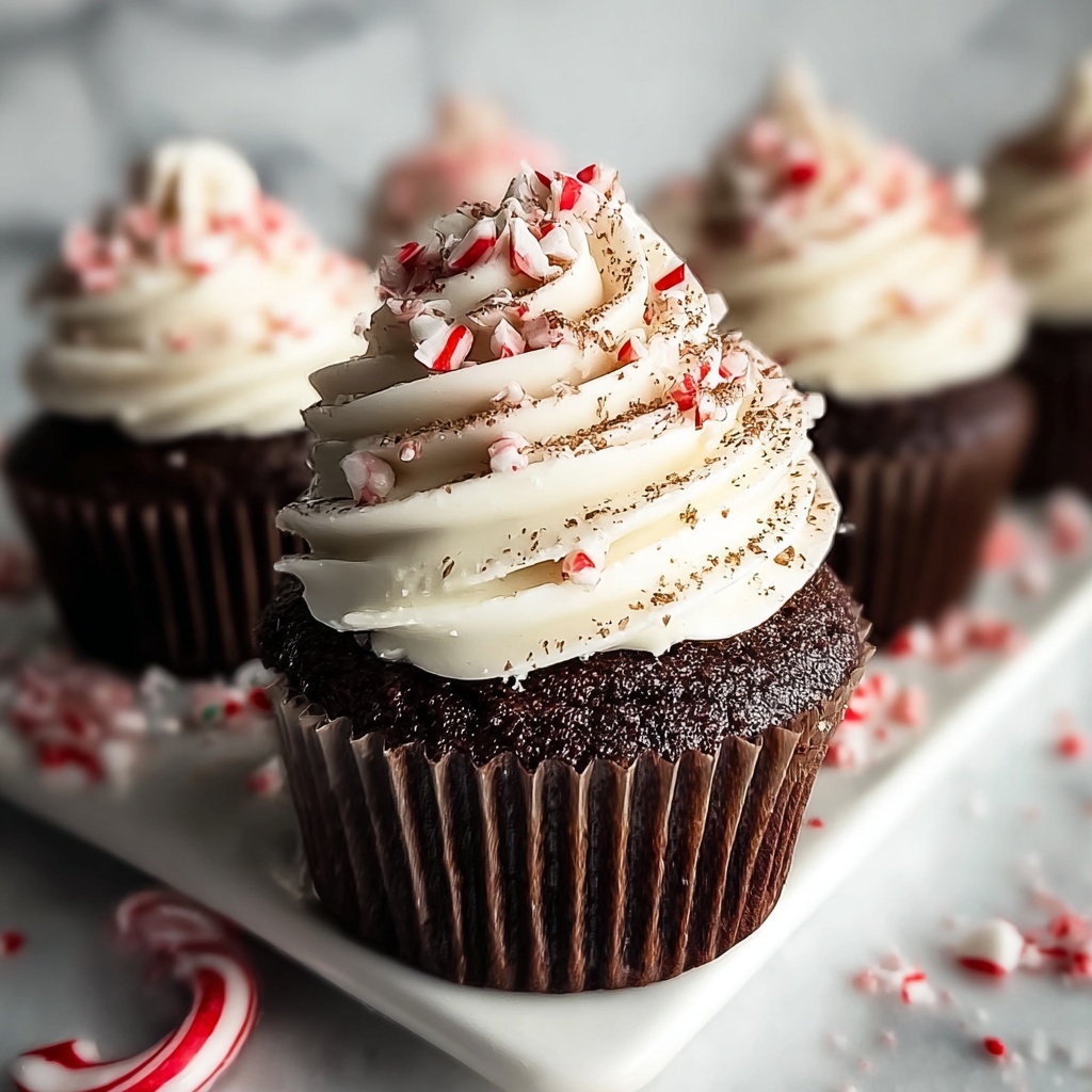 Peppermint Mocha Cupcakes Recipe - Recipe Image