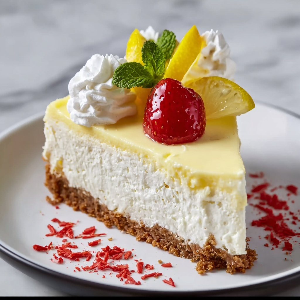 Lemon Cheesecake Recipe - Recipe Image