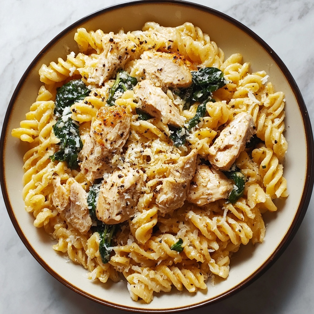 Crockpot Garlic Parmesan Chicken Pasta Recipe - Recipe Image