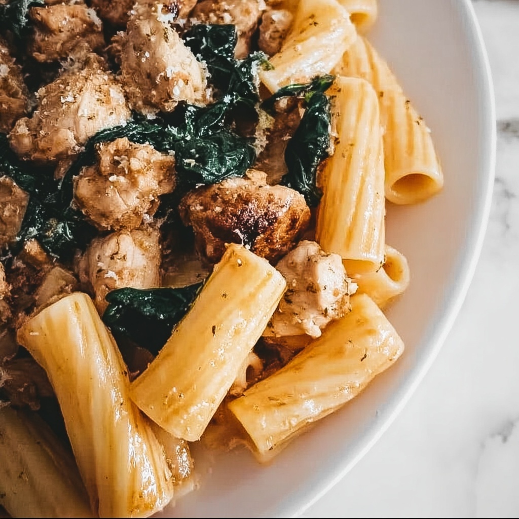 Spicy Tuscan Chicken Pasta Recipe - Recipe Image