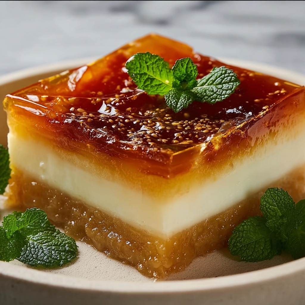 Galaktoboureko: Traditional Greek Semolina Custard in Crispy Phyllo Recipe - Recipe Image