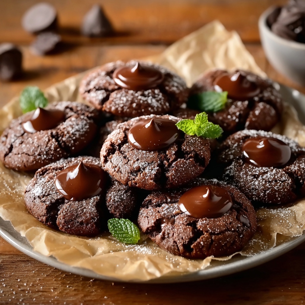Meltaway Brownie Cookies Recipe - Recipe Image